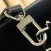 Ｎ級 ルイヴィトン-M24457 ショッパー･トート MM ブラック カウハイドレザー